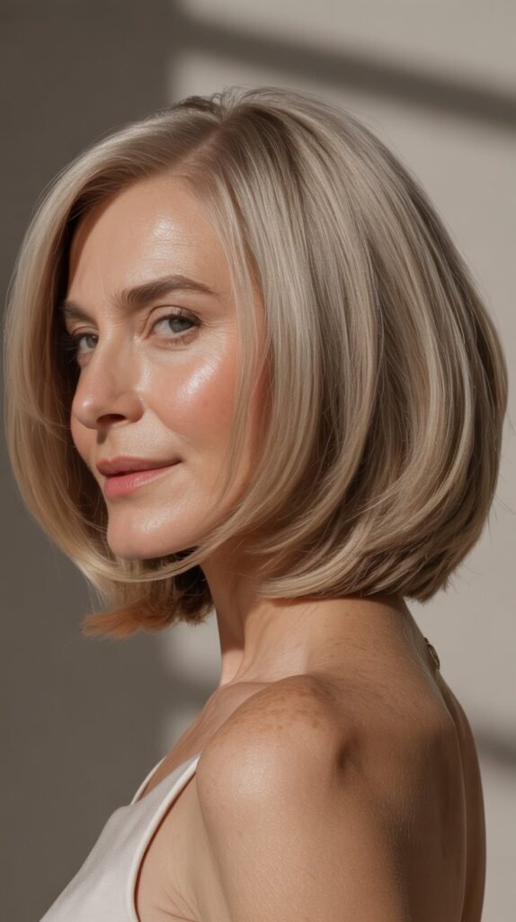 Angled Bob with Razored Ends