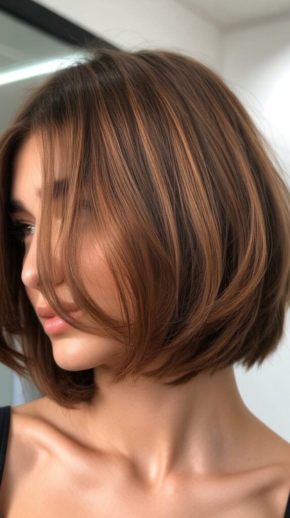 Textured French Bob with Soft Layers