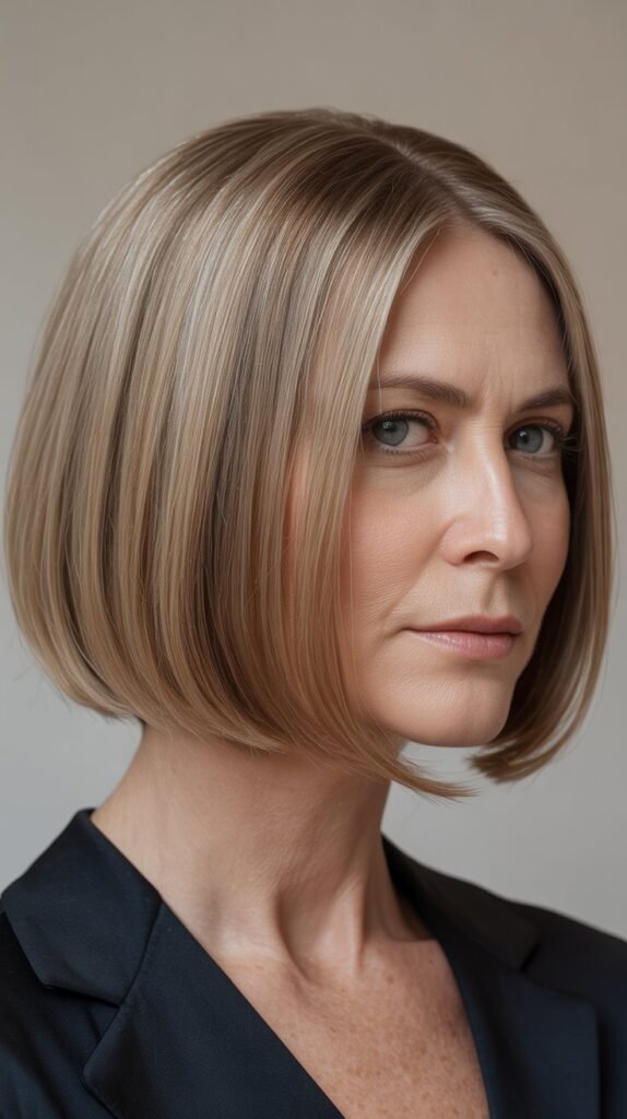 Precision Bob with Clean Lines