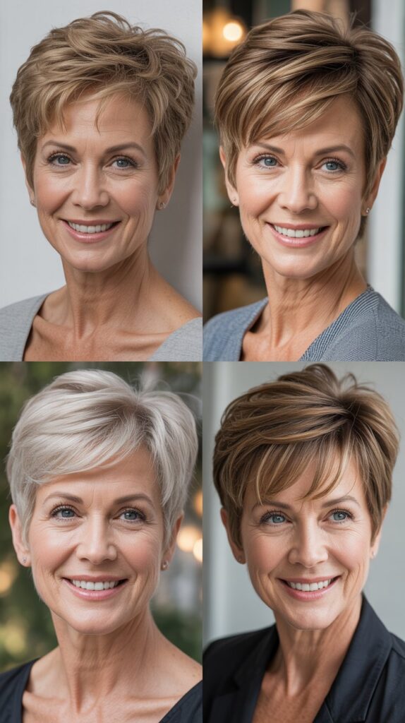 27 Trend-Forward Short Hairstyles for Women Over 50 Everyone Is Pinning 14 The Wispy Pixie