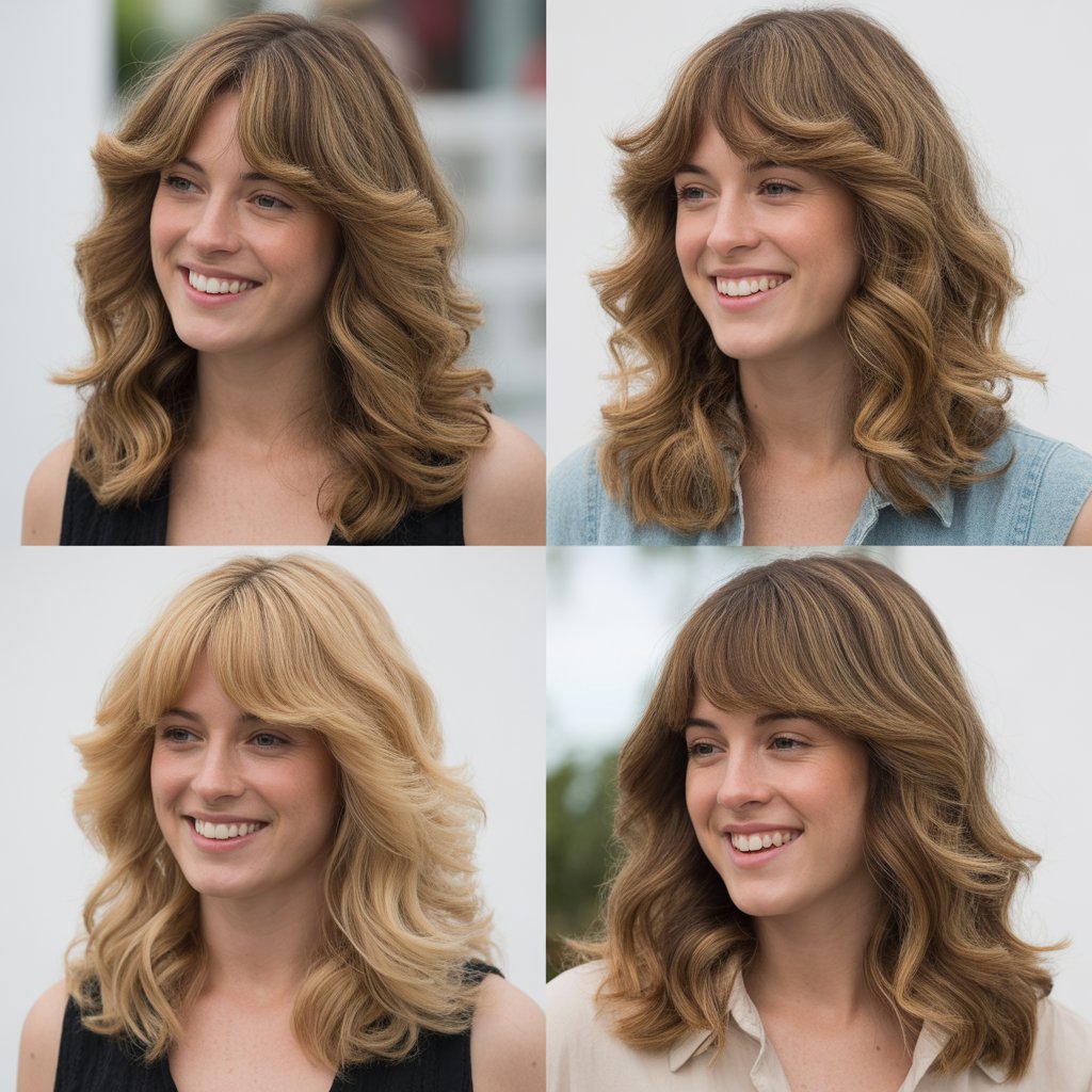 Loose Waves with Curtain Fringe