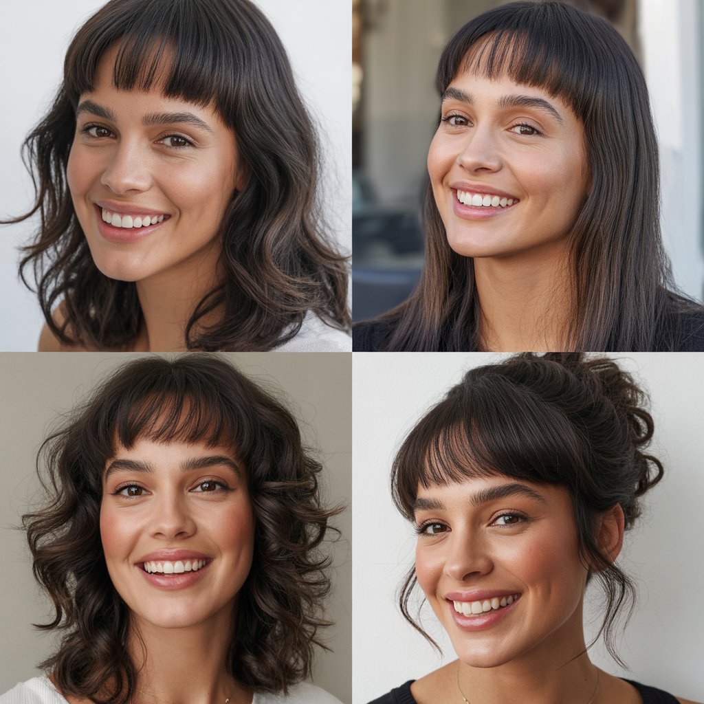 Subtle Layers with Micro Bangs