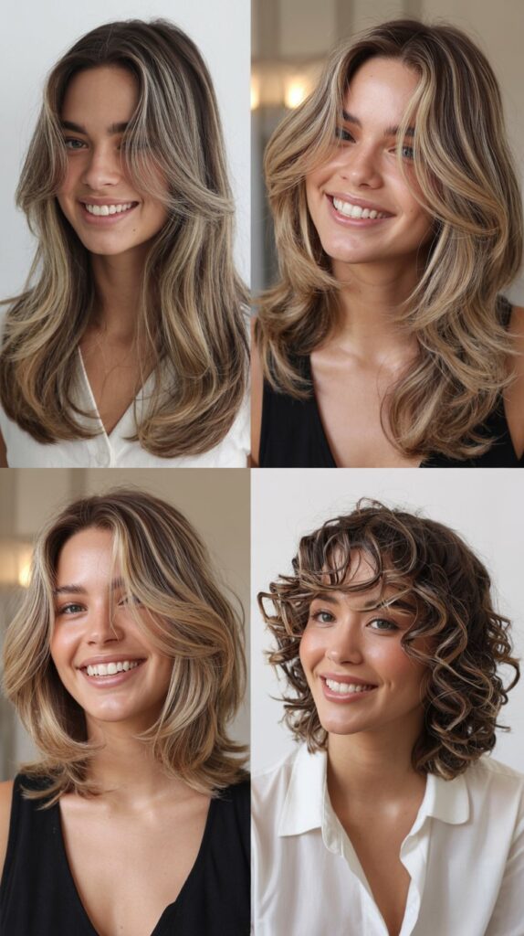  V-Cut Layers With Face-Framing