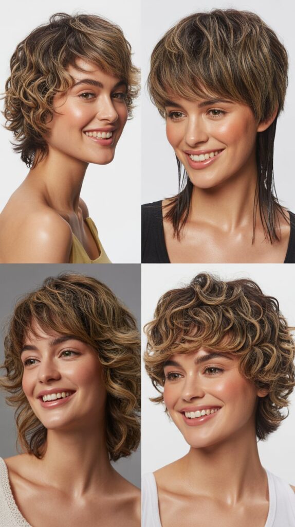 Textured Wolf Cut with Razor Detailing