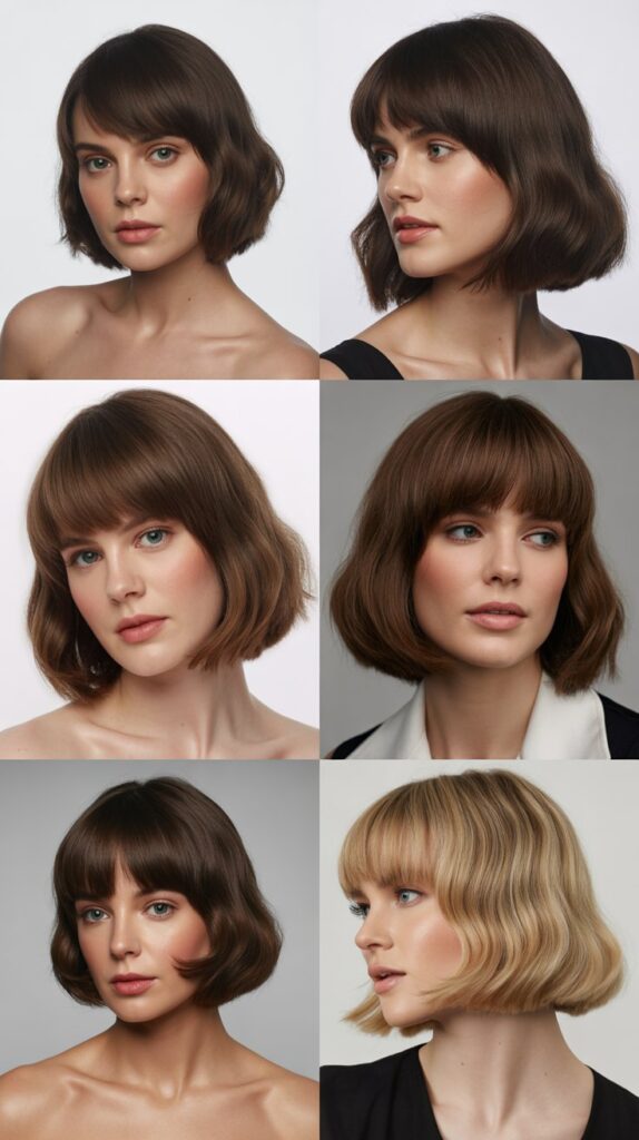 Soft Fringe with A-Line Bob