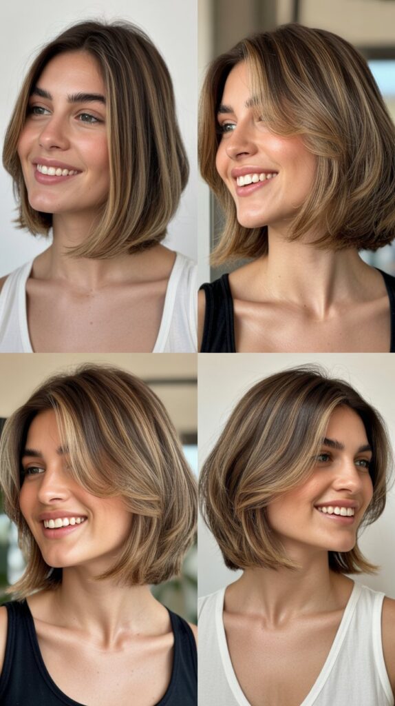 Long Bob with Face-Framing Layers