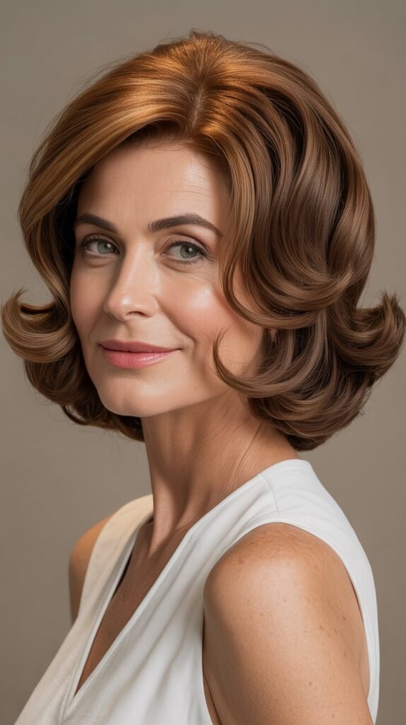 The Vintage-Inspired Layered Bob