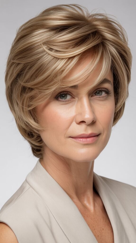 The Textured Crop with Forward-Swept Layers