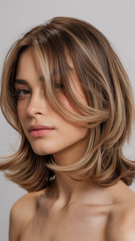 Shoulder-Grazing Layers With Flipped Ends