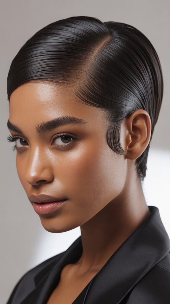 The Slicked-Back Pixie