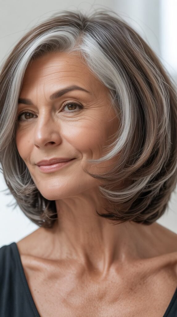 The Salt-and-Pepper Layered Bob