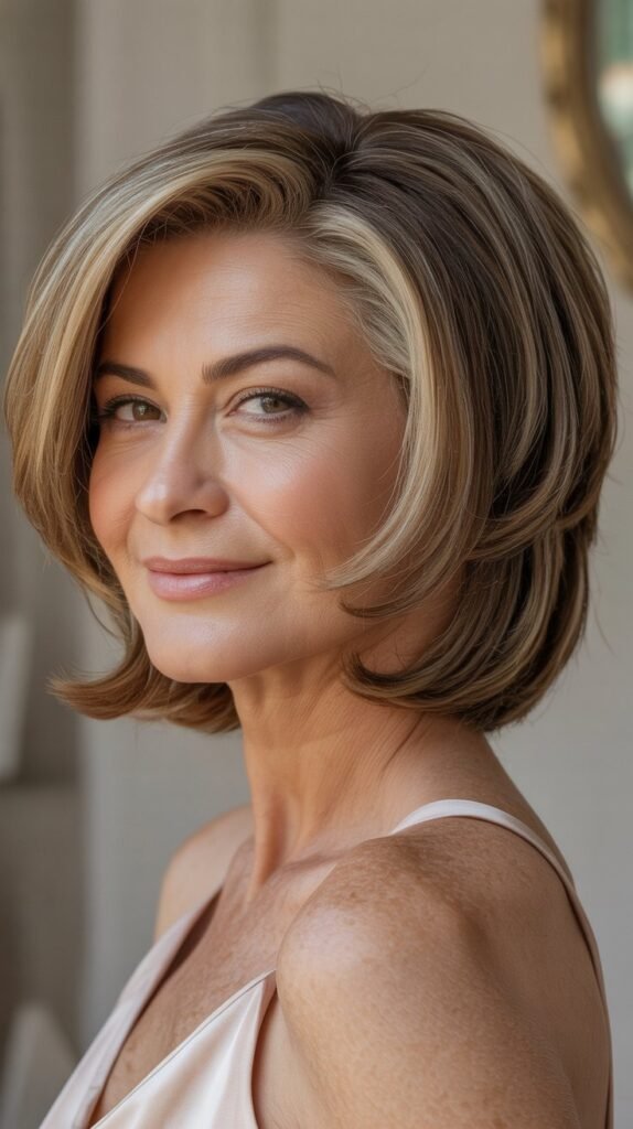 The Layered Bob with Undercut Details