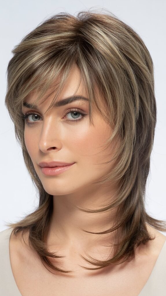 Choppy Bangs with Thinned-Out Layers