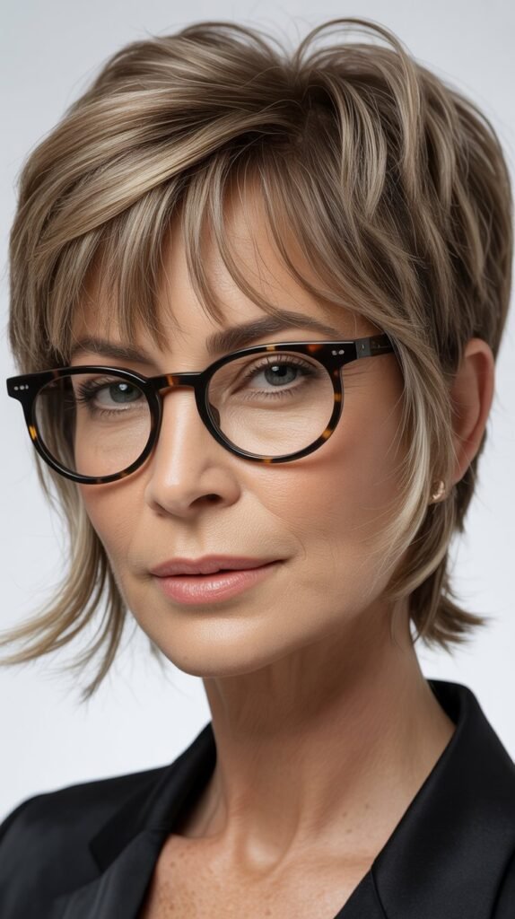 Disconnected Textured Bangs