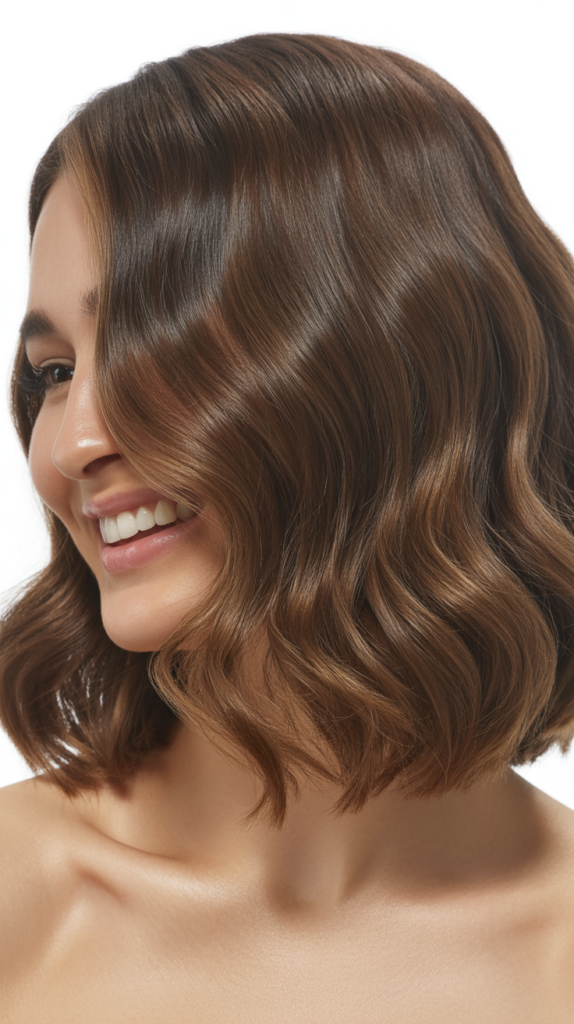 Blunt Cut Lob with Internal Layers