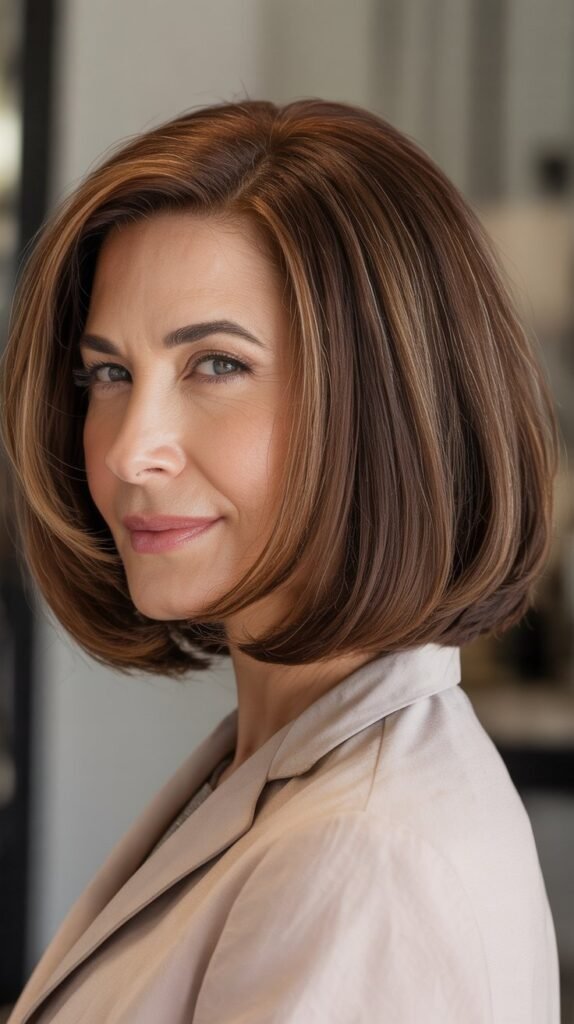 Blunt Bob with Thick Ends