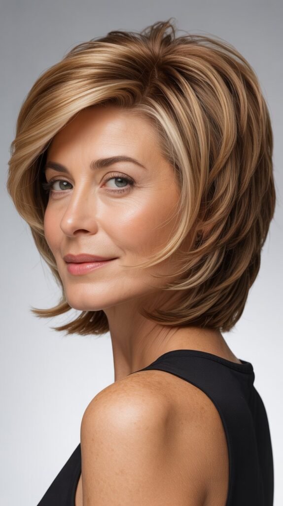 Inverted Bob with Stacked Layers