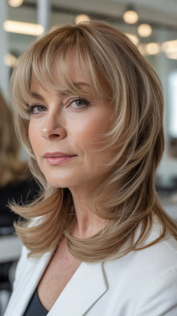 Graduated Wispy Bangs