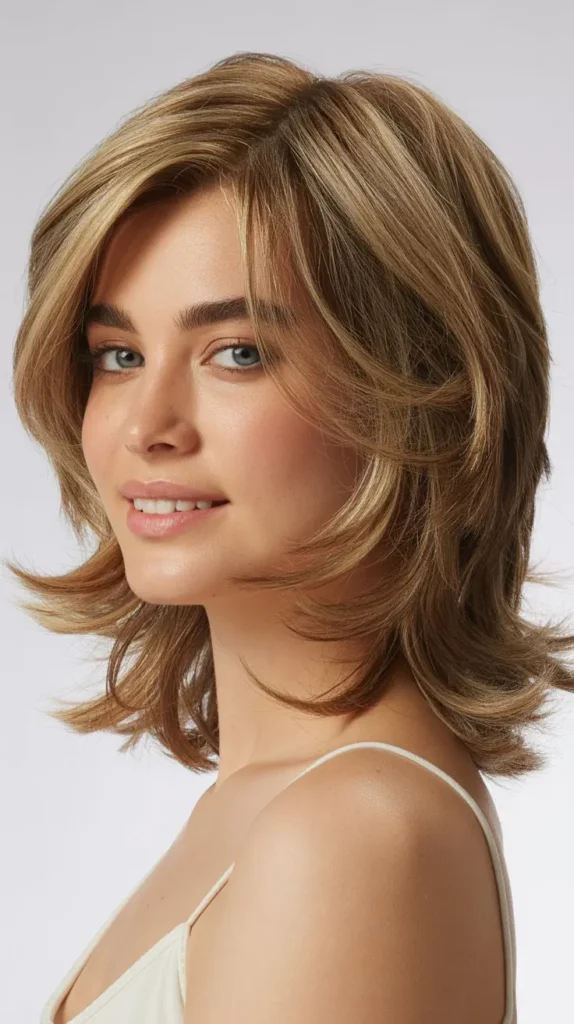 Shoulder-Length Cut With Undone Layers