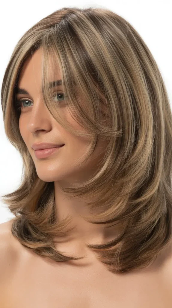 Shoulder-Length Cut With Feathered Layers