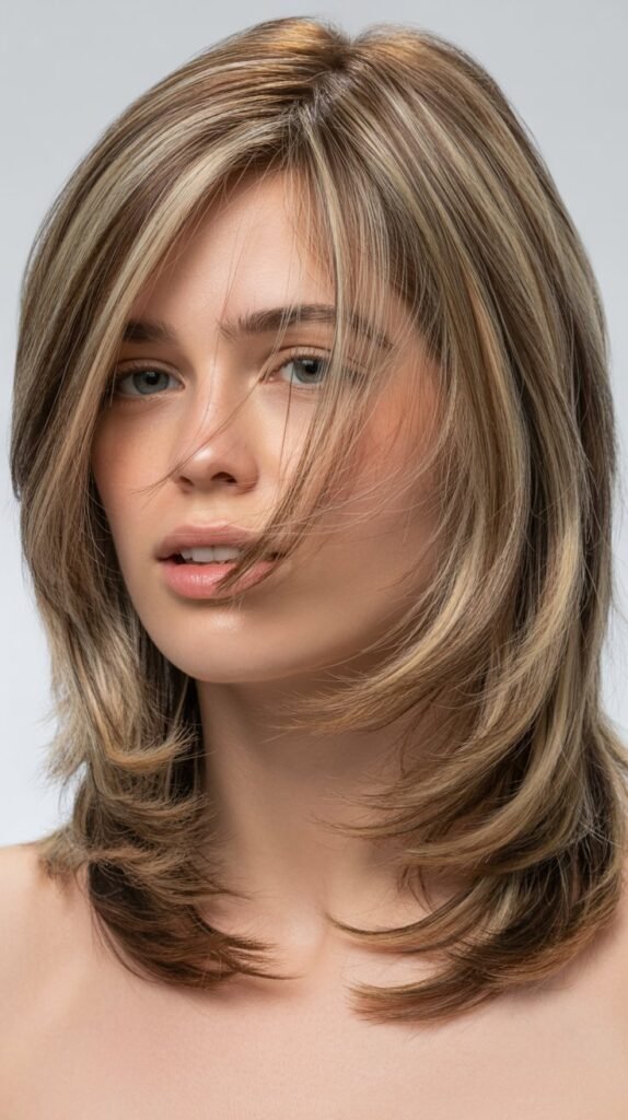 Flipped-Out Layered Ends