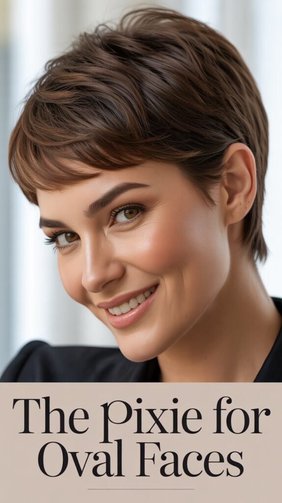 The Pixie for Oval Faces