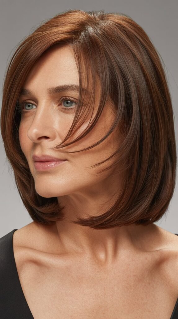 Disconnected Side Bangs