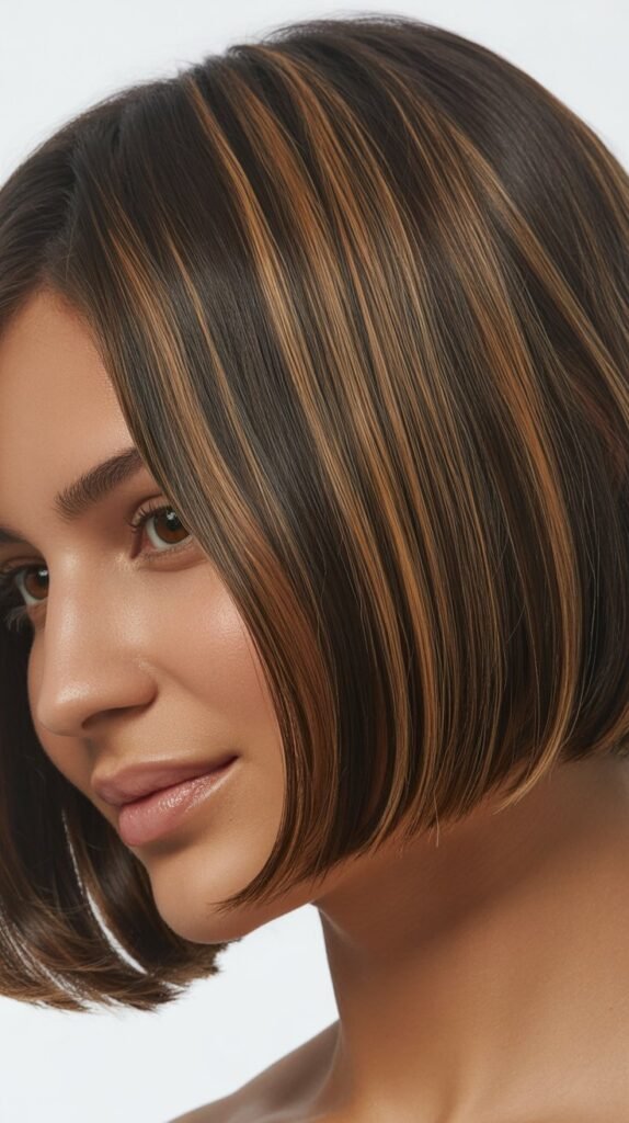 French Bob with Subtle Highlights