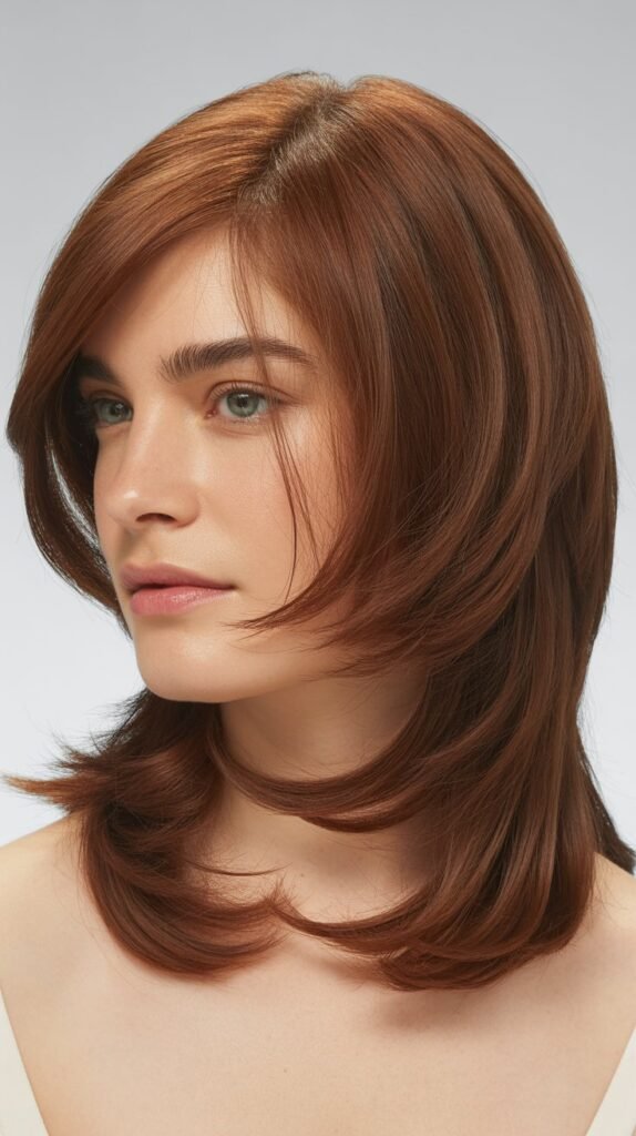 Soft Layers with Micro Side Bangs