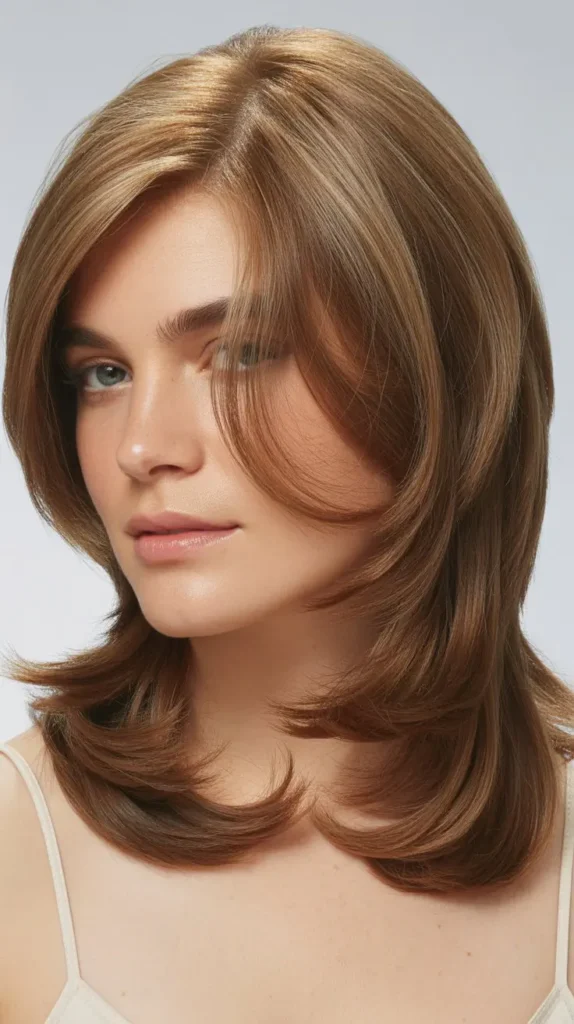 Shoulder-Length Cut With Soft, Rounded Layers