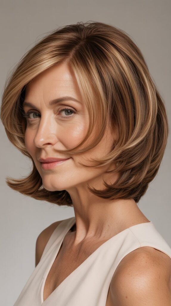 The Bob with Crown Layers