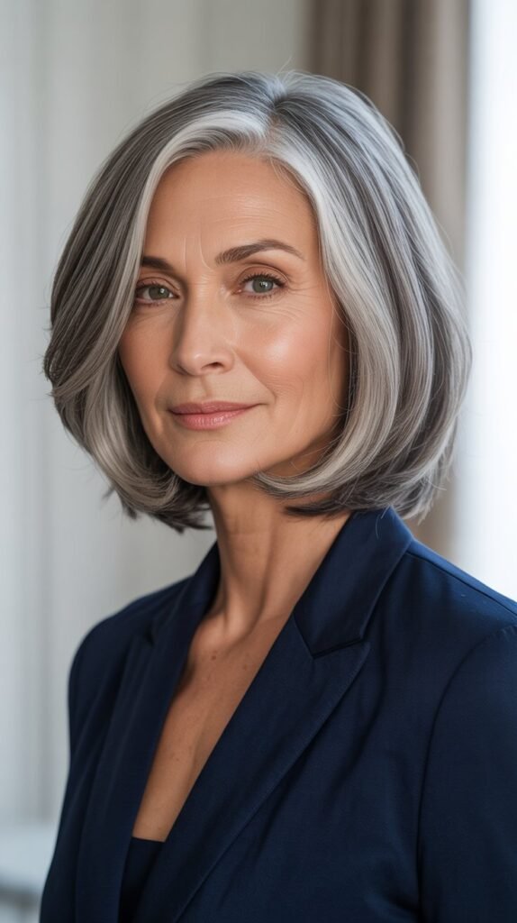 Natural Gray Bob