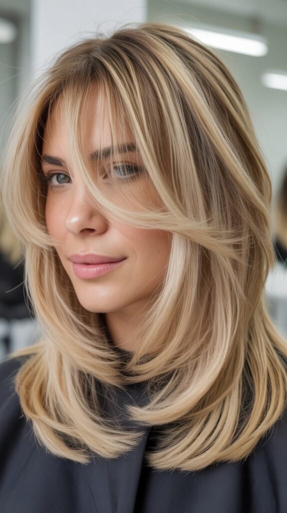 Graduated Layers with Feathered Fringe