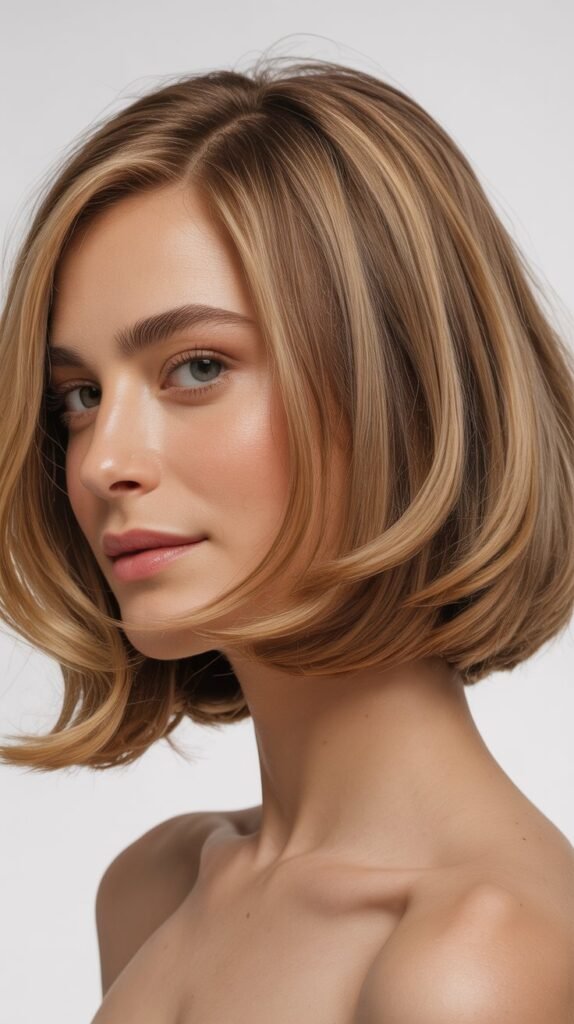 Soft French Bob with Rounded Edges