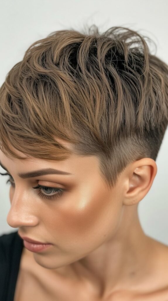 Undercut Pixie with Volume on Top