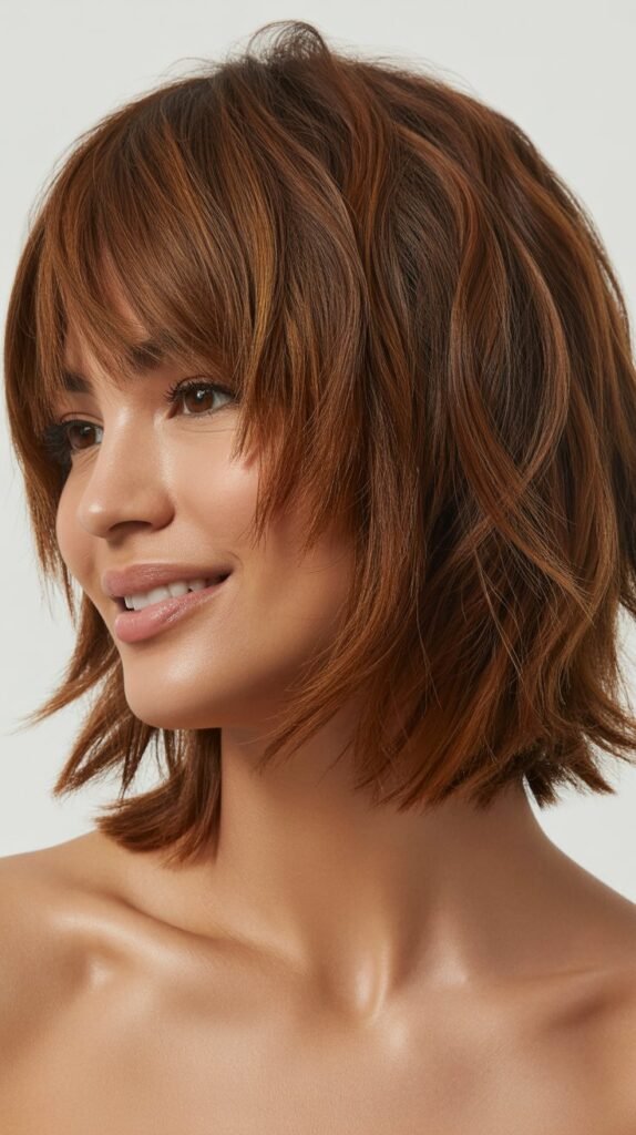 Choppy Bob with Piecey Bangs