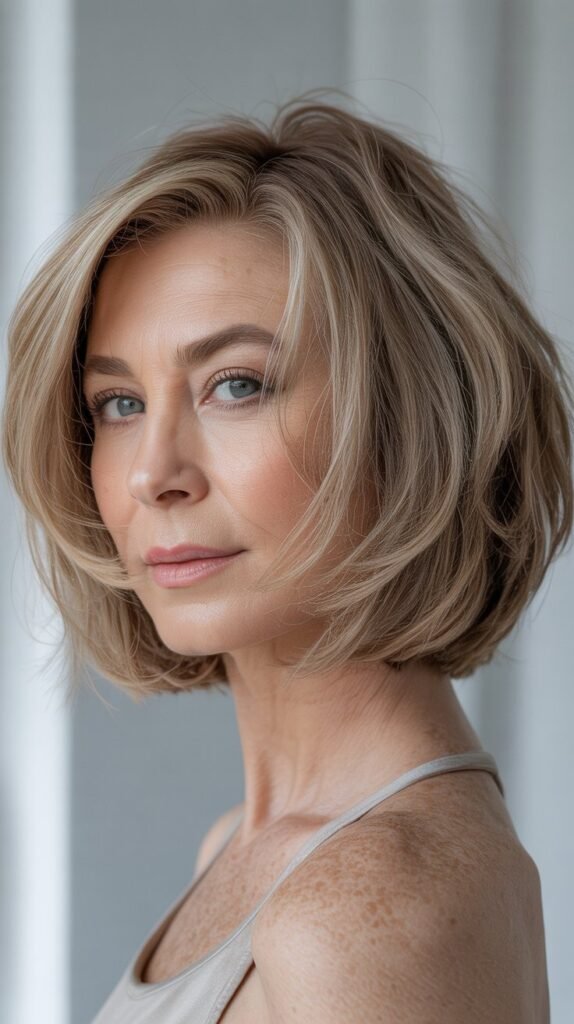 Textured Bob with Sea Salt Spray