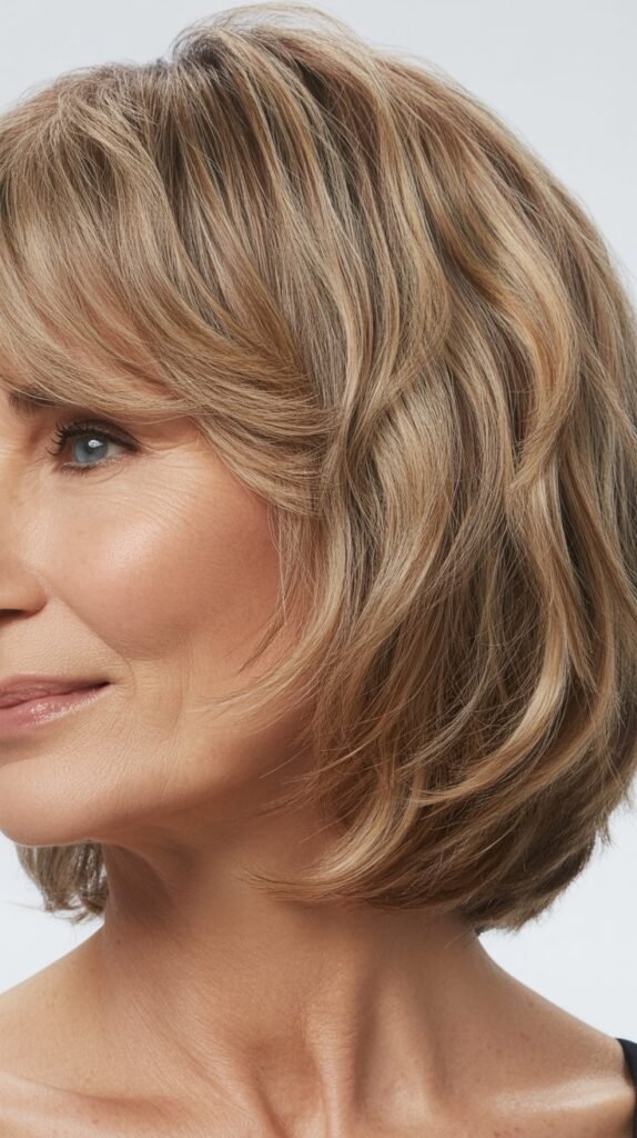 Wispy Long Bob with Textured Ends