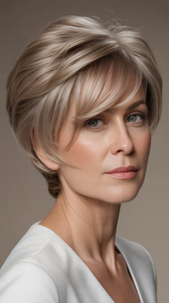 The Short Crop with Long Bangs