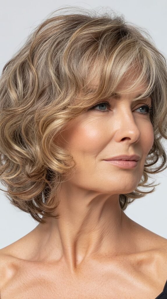 The Messy Bob with Beachy Waves