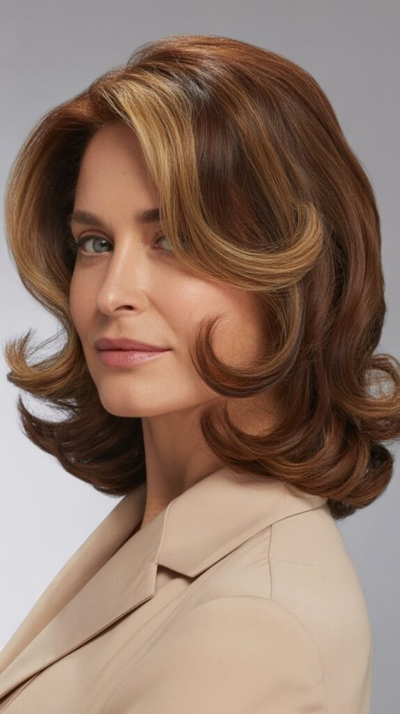  Long Bob with Flipped-Out Ends