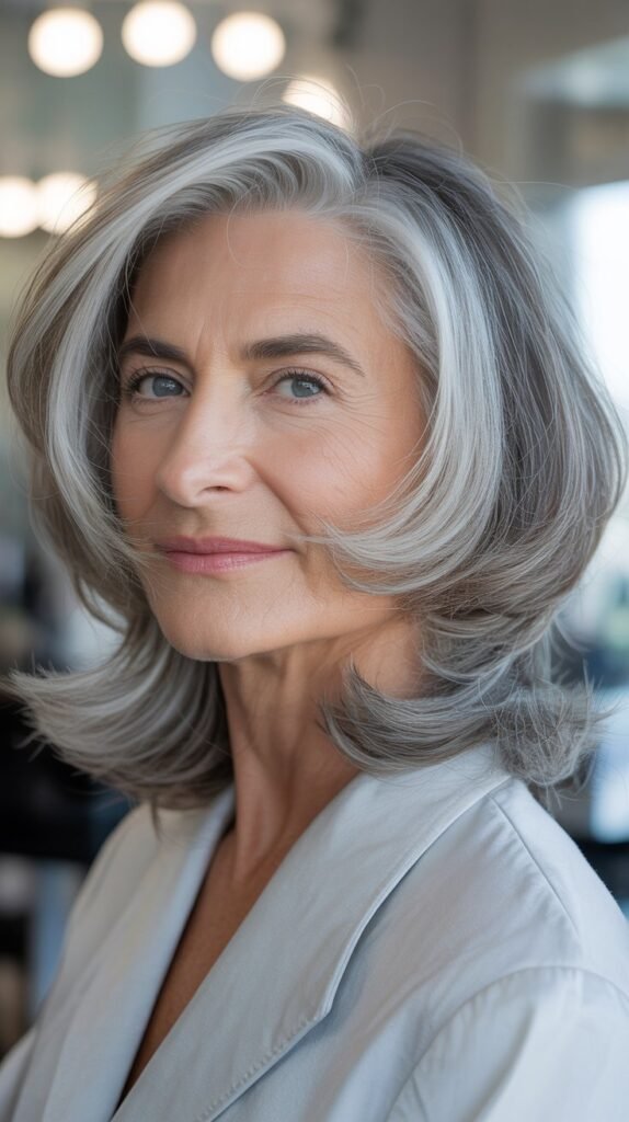 Collarbone-Length Cut with Feathered Layers