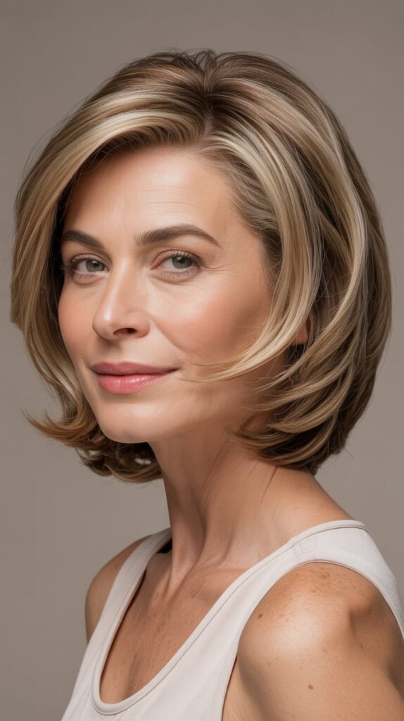 Chin-Length Bob with Face-Framing Layers