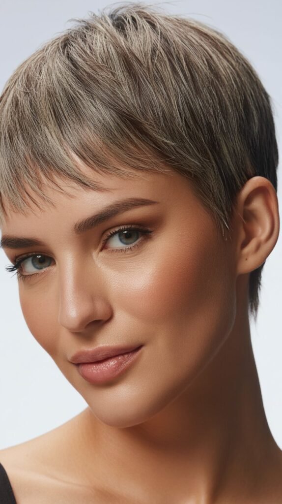 Pixie with Micro Bangs