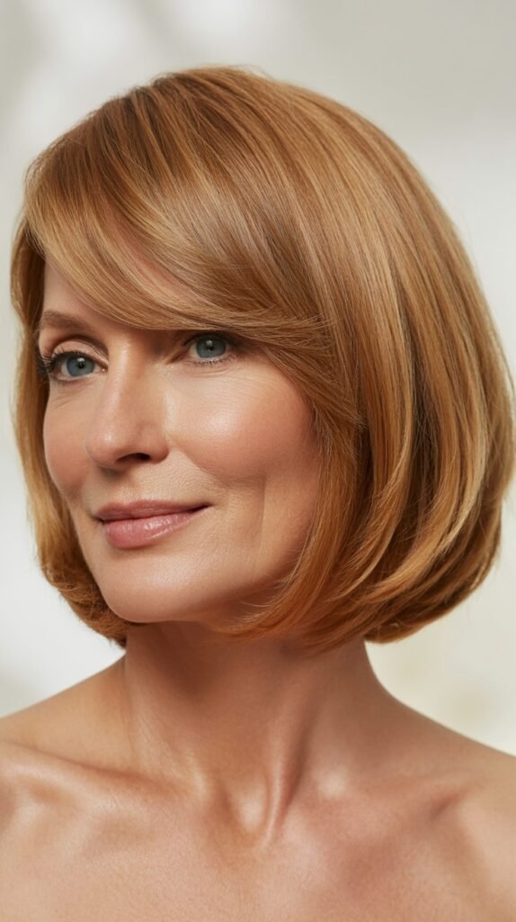 Bob with Side-Swept Bangs