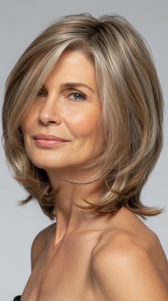 Long Bob with Feathered Layers