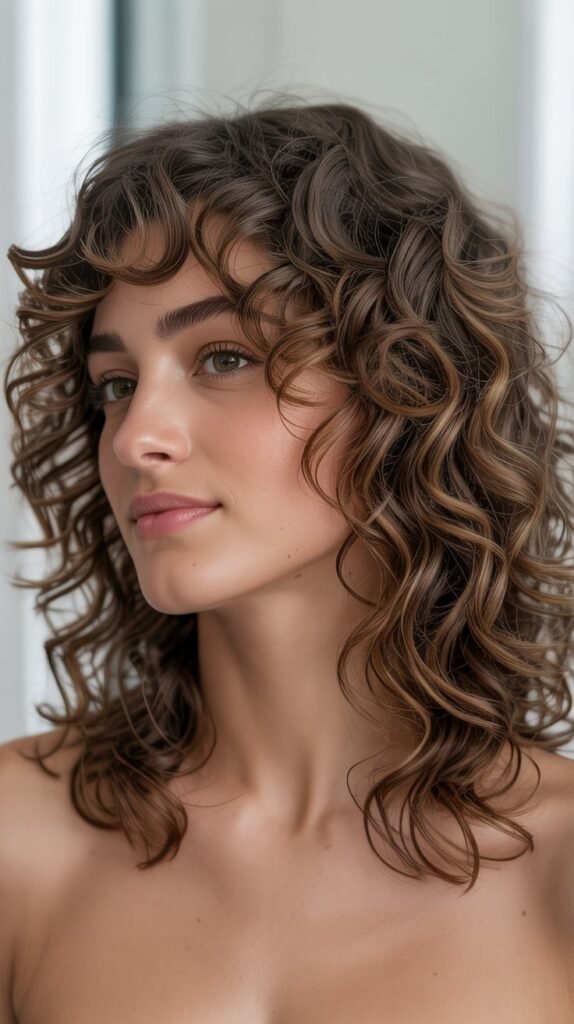 Face-Framing Layers for Heart-Shaped Faces