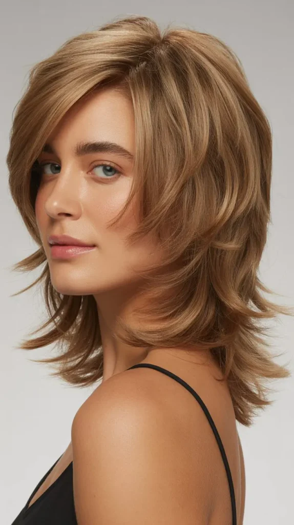 Choppy Layered Shoulder-Length Cut
