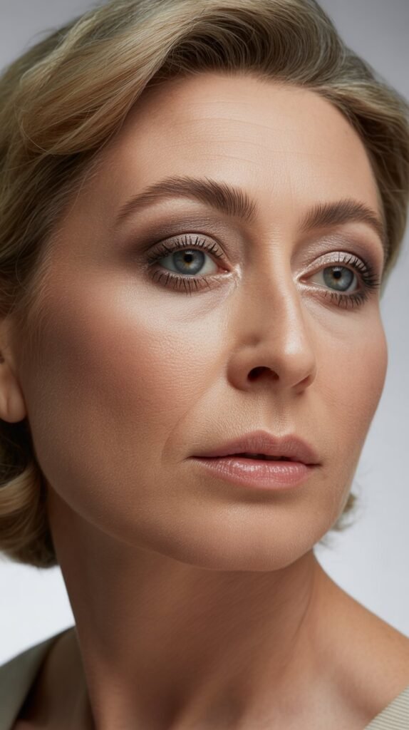 . Define the Crease Above the Natural Fold