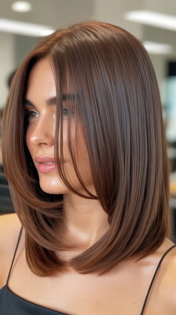 Layered Straight Lob
